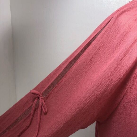 Johnny Was Calme Gauze Split Top M - Picture 7 of 12